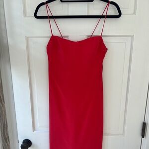 Unique red Valentino dress